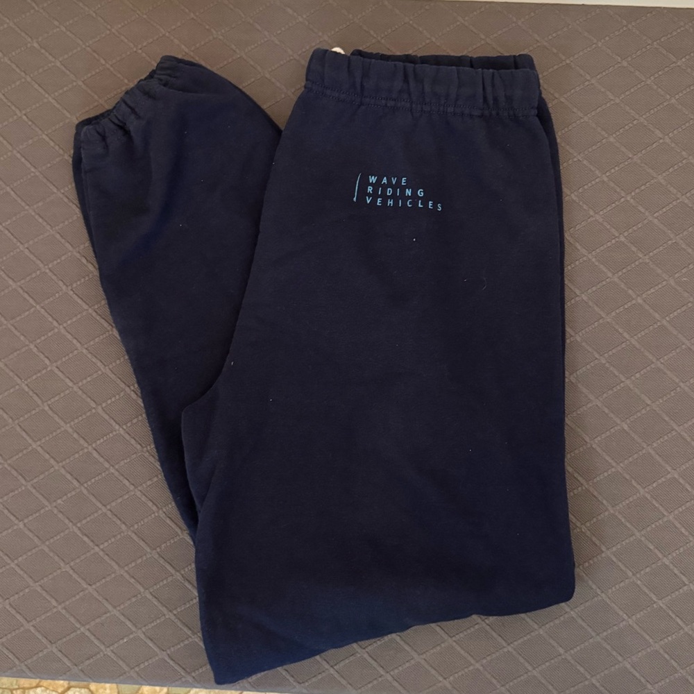 Wave Riding Vehicles, Navy Drawings Sweatpants, Men’s L